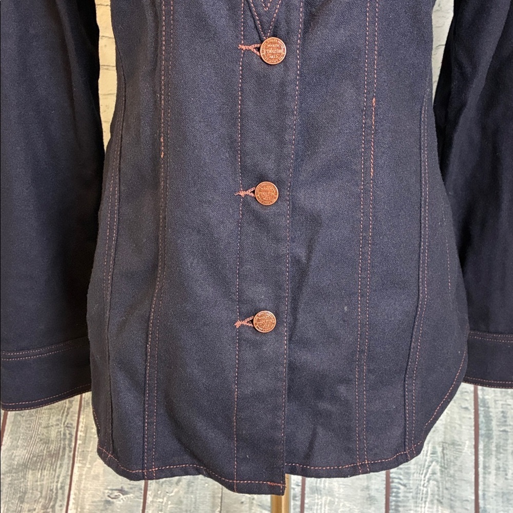 Pendleton Virgin Wool Rockabilly Western Jacket S… - image 7